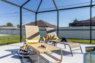 Heated Pool, Lanai, Grill and Games - Villa Sandy Cheeks - Roelens Vacations - Cape Coral - 9