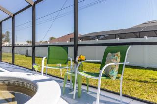 Heated Pool, Lanai, Grill and Games - Villa Sandy Cheeks - Roelens Vacations - Cape Coral - 3