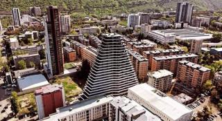 apartment in Tetris building Piramida, 150m from the State subway - Tbilisi - 1