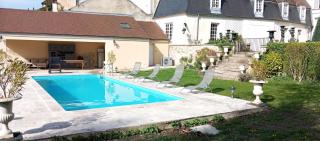 Maison dans hotel particulier 18eme, wifi, piscine chauffée - Château-Thierry - 7
