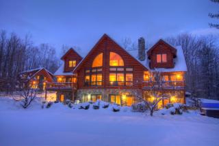 Most Luxury 7000 Sq ft Log Estate with Pool Hot Tub Sauna - 0