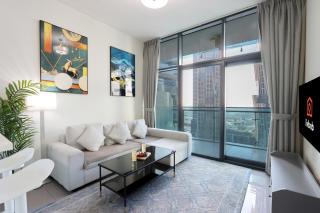 Livbnb Suites - Bright 1 BR Suite in Merano Tower - Dubai - 6