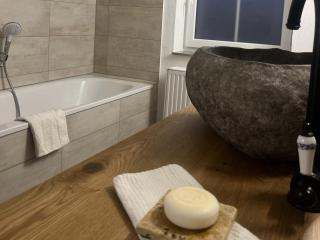 Ferienwohnung Kleines Paradies mit privater Sauna - Erkheim - 2