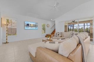 Heated Pool & Spa, Gulf Access, Dock - Villa Sunset Mangroves - Roelens Vacations - Cape Coral - 2