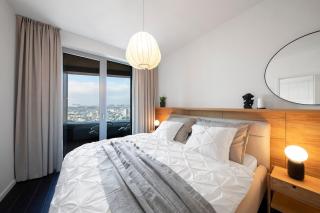 Castle View from 25th floor - SkyPark Retreat, Parking - Bratislava - 2