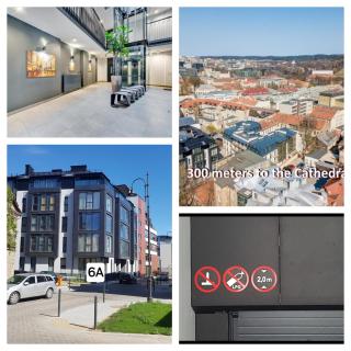 HaPPy Inn VIP, Self Check-In-24x7, A-C, Parking-in-the-underground-Garage - Vilnius - 9