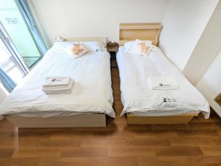 Sun生A号棟202室直达关西机场 电梯公寓 采光良好 仅2站到难波 直达梅田心斋桥天王寺 附带私人厨房 - 7