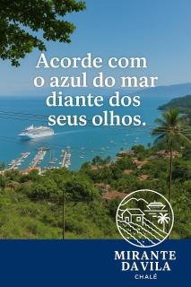 Aluga se Casa Chalé no MIRANTE DA VILA com VISTA INCRÍVEL - Ilhabela - 8