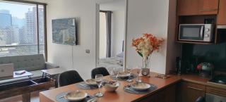 Lindo Depto Vista a la Virgen y al Costanera Center - Metro Manuel Montt - 0