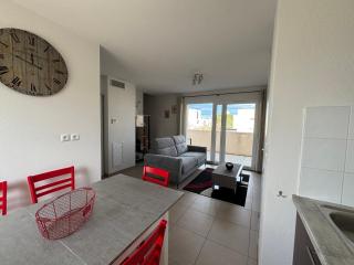 Appartement cosy à Valras-Plage 5 min à pied de la mer Climatisé 2 chambres Terrasse - Sérignan - 6