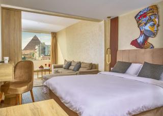 Queen Cleo Rooms With Jaccuzi and Pyramids View - Kairo - 8
