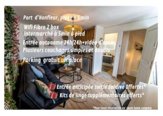 JUNGLE Appart 2 chambres parking 10min port Honfleur et plage - Honfleur - 3
