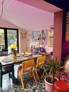 Klein House Clapton Sleeps 2-Piano-Patio-MirrorBED - Londra - 8