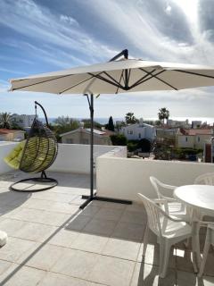 260 m to Beach, Sea&Sunset view terrasa - Aglantzia - 6