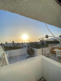 260 m to Beach, Sea&Sunset view terrasa - Aglantzia - 5
