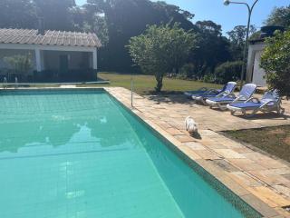 Chacara com fogueira e piscina em meio a natureza - 3