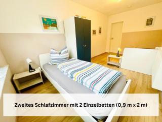 Kleine Auszeit Ferienwohnung Vakantiewoning nähe Bosenbergklinik mit Parkplatz, Haustiere willkommen - Sankt Wendel - 6