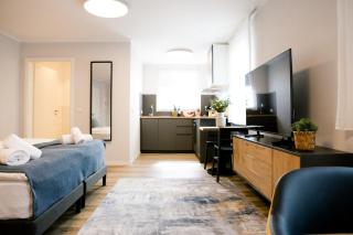 bonquartier - LUXAPT#4 Modernes Apartment mit Self Check-In, voll ausgestatteter Küche, Klimaanlage und Parkplatz - Sankt Augustin - 7
