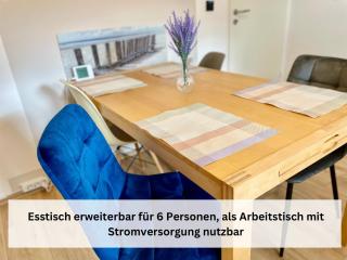 Kleine Auszeit Ferienwohnung nahe Bosenbergklinik mit Parkplatz, Haustiere willkommen - Sankt Wendel - 8