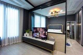 1 minute to the beach! Free parking! Sauna and gym - Busan - 8