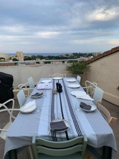Grand duplex, terrasse vue mer et montagne - Antibes - 5