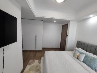 serenity heights three bedroom apartment with heated swimming pool fully equipped gym ample parking space child play area and a relaxing rooftop with amazing scenic views - Nairobi - 2