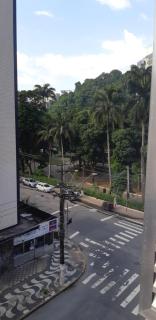 Sala Living na praça da Biquinha em São Vicente SP 50m da praia Gonzaguinha - São Vicente - 2