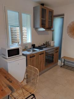 appartement indépendant f2 avec terrasse et jardin - Cannes-et-Clairan - 7