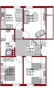 Grietjes Huus Wohnung Binnenwiese - Borkum - 6