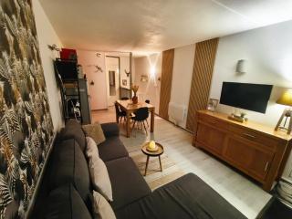 Apt T2, 34m2, pied de piste, 4 à 6 pers, 1 chambre, parking privé sousterrain - 0