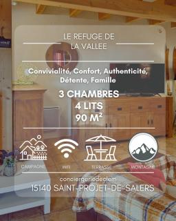 Le refuge de la vallée - 4 à 6 pers - proche de Salers - Saint-Projet-de-Salers - 0
