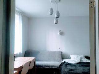 Apartment Krakow - blisko Centrum - Podgórze, kuchnia, łazienka, sypialnia z dwoma łóżkami - Cracovia - 2