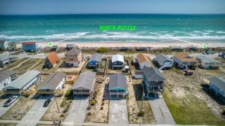 Ocean Breeze Cottage - Ocean View Home with Private Pool and Fire Pit - Surf City - 6