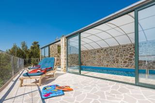 Schöne Steinvilla Divino Mit Pool Und Ausblick - Žrnovnica - 4