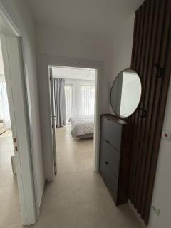 SWETI WLAS Premium Ferienwohnung Polarstar Beach Luxury Apartment 150 m zum Strand Pool 1 Balkon Meeresblick Google TV bis zu 4 Personen - 6