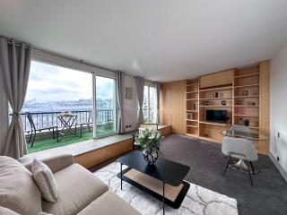 Champs - Elysees view studio with balcony - AC for 3 - Parijs - 9