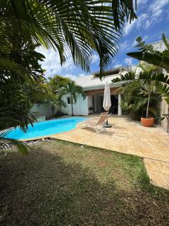 Villa Bourbon Jardin tropical, Piscine et vue Mer - Saint-Gilles-les-Bains - 0