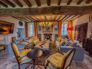 Manoir XV et Grange avec Piscine chauffée privée - Saint-ouen-de-la-Cour - 6