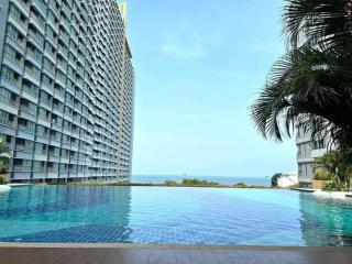 Premium seaview front beach 3bedroom 3bathroom pattaya floor15 jomtien - 1