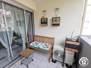 Le Vénizio - Classé 2 étoiles - T2 climatisé, avec terrasse, parking, prêt de vélos, 10 minutes à pied gare et centre ville - 7