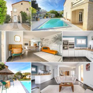 Villa Bastide Piscine Privée Proche Montpellier Plages - Saint-Jean-de-Védas - 9