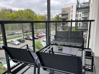 Nowy plażowy apartament z siłownią i halą garażową - Danzig - 3
