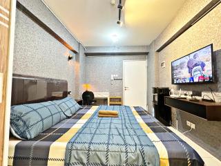 Comfy Studio with Smart Tv&Fast Wifi @Baywalk Mall - Jakarta - 3