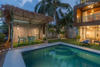 Ekostay Gold- Salt Water Villa I Sea View I 200 meters from Beach - Candolim - 9