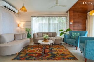 Ekostay Gold- Salt Water Villa I Sea View I 200 meters from Beach - Candolim - 7