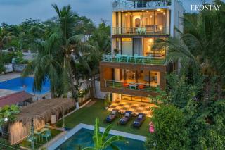 Ekostay Gold- Salt Water Villa I Sea View I 200 meters from Beach - Candolim - 0