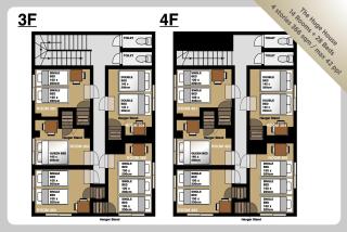 AkiraHome Haginochaya -A huge 4-story facility for private use, BBQ available anytime, 14Bbr 28Beds max42ppl for big family - 5