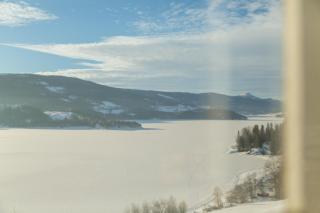 The blue room at Vevstogo - cosy bedroom with a mesmerizing view, sauna and eco living in an old school house - 1