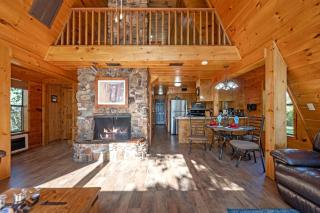 Secluded A-Frame Cabin with Incredible Views near Mountain Fork River in Oklahoma - 7