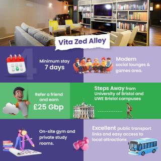 Vita Student-Only Luxury Studio, Zed Alley - Bristol - 9
